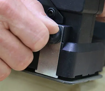 Obliavimo gylio ribotuvo nustatymas