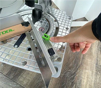 Kampo palyginimas kampų šablonu