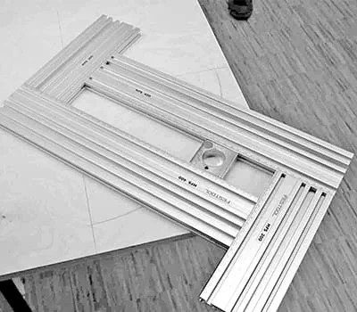 Įstatykite apskrito centravimo kaištį