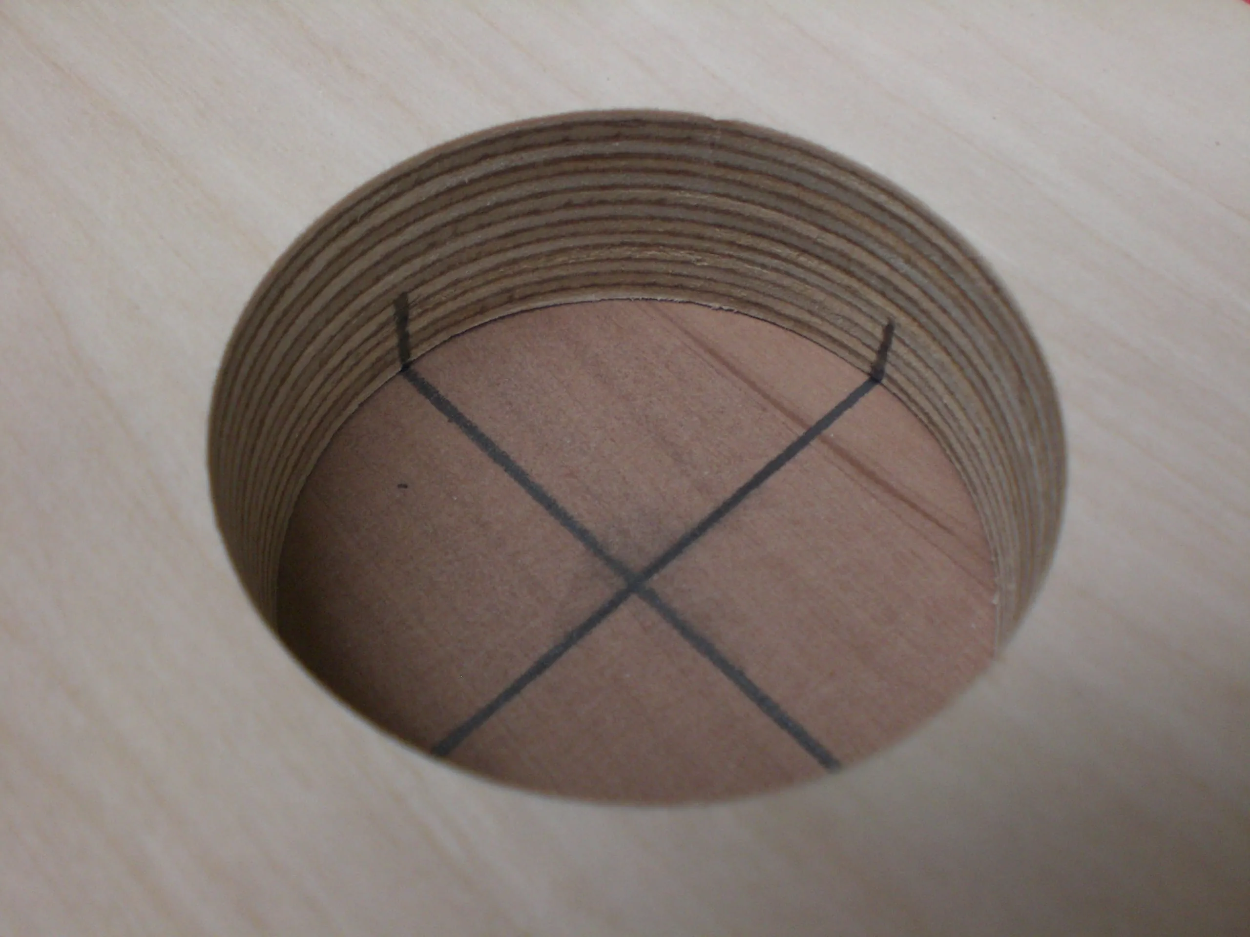 Šablono tvirtinimas ant ruošinio