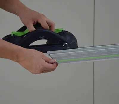 Führungsschiene und Gecko