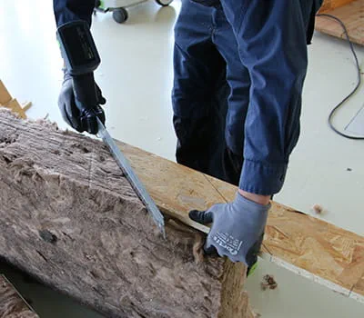 Anlegen für den Schrägschnitt