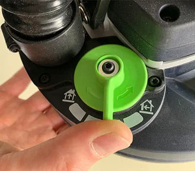 Tolydus siurbimo lygio reguliavimas