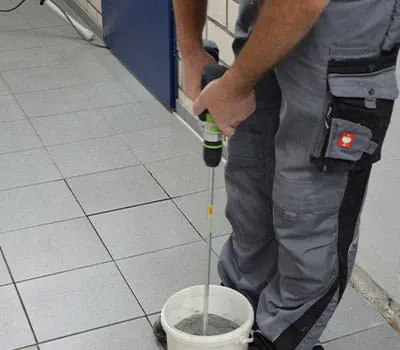 Sandūrų mišinio maišymas