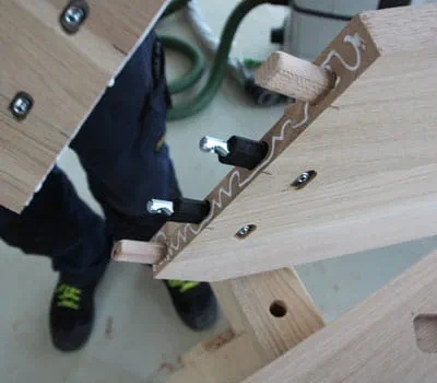 Šoninių sienelių sujungimas