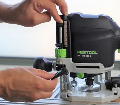 Frezavimo gylio nustatymas