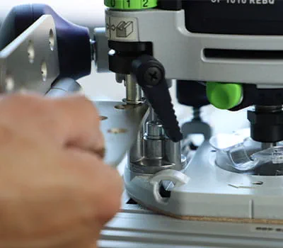 Frezavimo gylio nustatymas