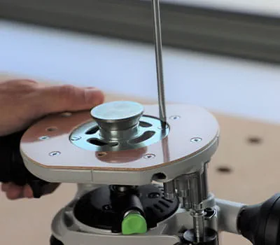 Kopijavimo žiedo montavimas