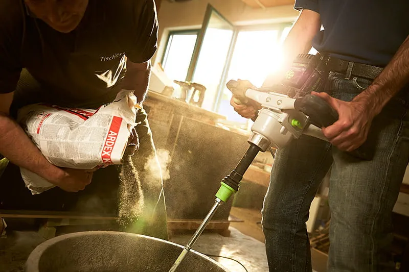 Naudojamas "Festool" akumuliatorinis gręžtuvas