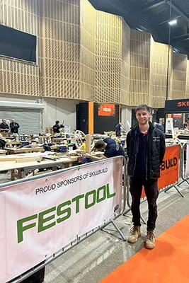 Dailidė Harry Scolding parodoje "SkillBuild 2024